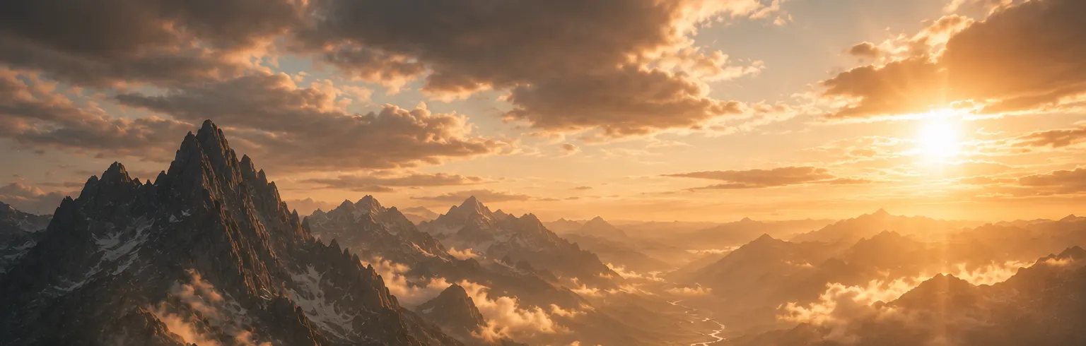 Montañas al amanecer